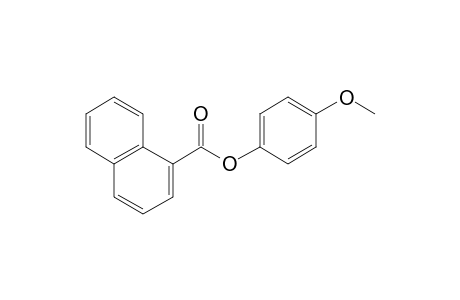 1-Naphthoic acid, 4-methoxyphenyl ester