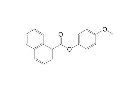 1-Naphthoic acid, 4-methoxyphenyl ester