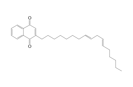 2-((8E,11E)-Heptadeca-8,11-dienyl)naphthalene-1,4-dione
