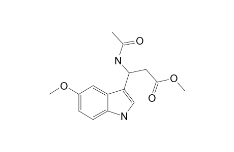 METHYL-3-ACETAMIDE-3-(5-METHOXY-1H-3-INDOLYL)-PROPIONATE