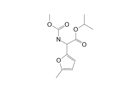 METHOXYCARBONYLAMINO-(5-METHYL-FURAN-2-YL)-ACETIC-ACID-ISOPROPYLESTER