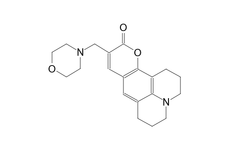 10-(4-morpholinylmethyl)-2,3,6,7-tetrahydro-1H,5H,11H-pyrano[2,3-f]pyrido[3,2,1-ij]quinolin-11-one