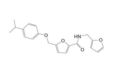 N-(2-furylmethyl)-5-[(4-isopropylphenoxy)methyl]-2-furamide