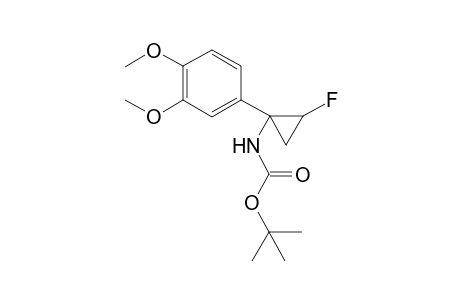 (E)-1-(3,4-dimethoxyphenyl)-2-fluoro-1-(t-butoxyamido)cyclopropane
