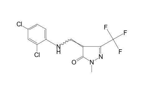 4-[(2,4-DICHLOROANILINO)METHYLENE]-1-METHYL-3-(TRIFLUOROMETHYL)-2-PYRAZOLIN-5-ONE