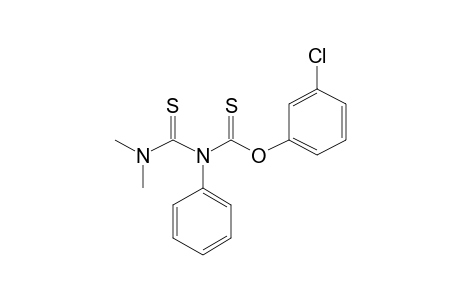 o-(m-Chlorophenyl) 4,4-dimethyl-2-phenyl-1,3-dithioallophanate