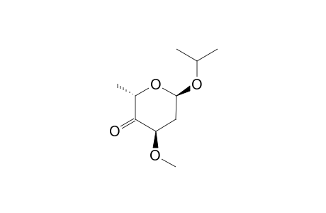 ISOPROPYL-2,6-DIDEOXY-3-O-METHYL-ALPHA-L-ERYTHRO-HEXOPYRANOSIDE-4-ULOSE