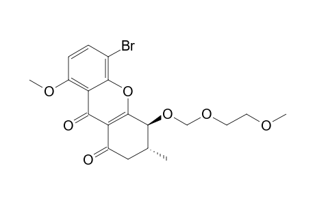 (3R,4S)-5-Bromo-8-methoxy-4-[(2-methoxyethoxy)methoxy]-3-methyl-3,4-dihydro-1H-xanthen-1,9(2H)-dione