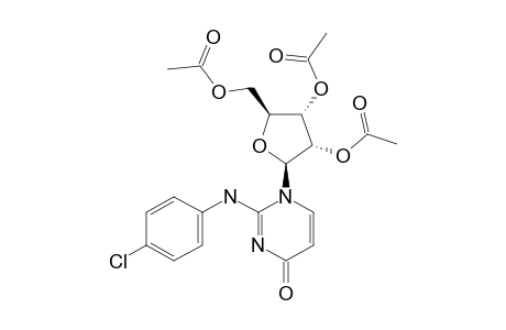 1-(2,3,5-TRI-O-ACETYL-BETA-D-RIBOFURANOSYL)-2-(4-CHLOROPHENYLAMINO)-4-PYRIMIDINONE