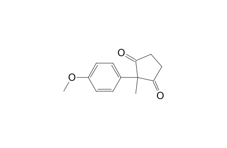 1,3-Cyclopentanedione, 2-(4-methoxyphenyl)-2-methyl-