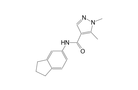 N-(2,3-dihydro-1H-inden-5-yl)-1,5-dimethyl-1H-pyrazole-4-carboxamide