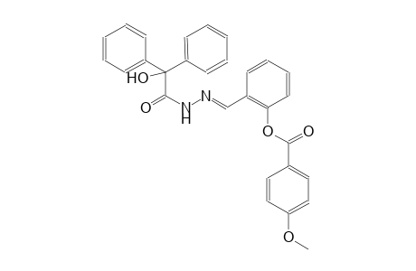 2-{(E)-[2-(2-hydroxy-2,2-diphenylacetyl)hydrazono]methyl}phenyl 4-methoxybenzoate