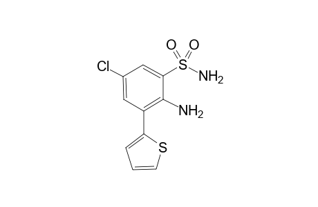 5-chloro-3-thien-2-yl-2-aminobenzensulfonamide