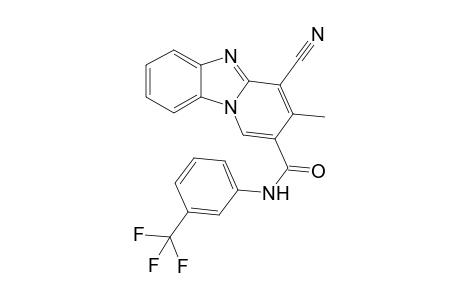 Pyrido[1,2-a][1,3]benzimidazole-2-carboxamide, 4-cyano-3-methyl-N-[3-(trifluoromethyl)phenyl]-