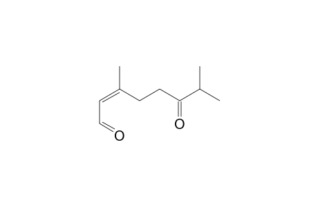 (Z)-3,7-DIMETHYL-6-OXO-2-OCTENAL