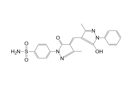 benzenesulfonamide, 4-[(4E)-4,5-dihydro-4-[(5-hydroxy-3-methyl-1-phenyl-1H-pyrazol-4-yl)methylene]-3-methyl-5-oxo-1H-pyrazol-1-yl]-