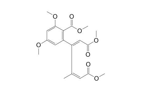 Dimethyl (2E,4Z)-3-(3,5-Dimethoxy-2-(methoxycarbonyl)phenyl)-4-methylhexa-2,4-dienedioate