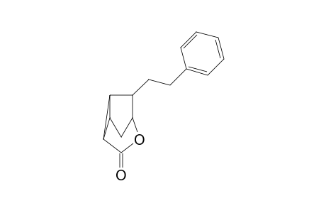 4-Oxatricyclo[3.2.1.0(2,7)]octan-3-one, 6-(2-phenylethyl)-, stereoisomer
