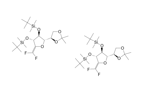 2,5-ANHYDRO-1-DEOXY-1,1-DIFLUORO-3,4-(BIS-O-TERT.-BUTYLDIMETHYLSILYL)-6,7-O-ISOPROPYLIDENE-D-GALACTO-HEPT-1-ENIOL
