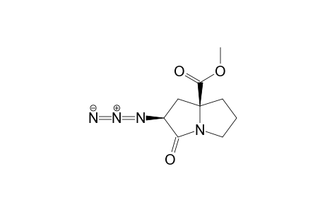 (2S,8S)-2-azido-3-keto-pyrrolizidine-8-carboxylic acid methyl ester