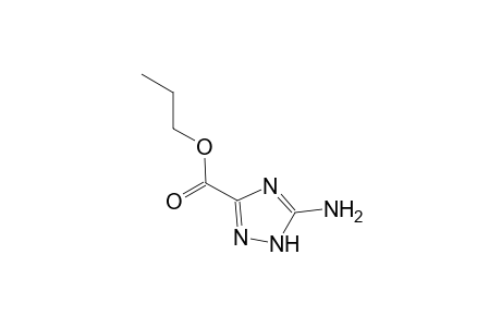 propyl 5-amino-1H-1,2,4-triazole-3-carboxylate