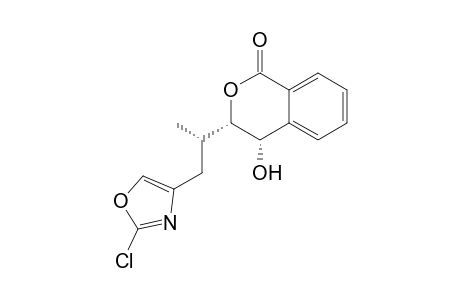 (+-)-(3S,4S)-3-((S)-1-(2-Chlorooxazol-4-yl)propan-2-yl)-4-hydroxyisochroman-1-one