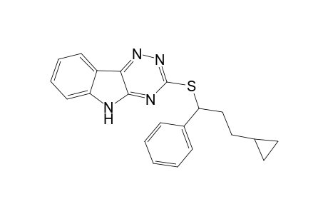2-(3-Cyclopropyl-1-phenyl-propylsulfanyl)-9H-1,3,4,9-tetraaza-fluorene