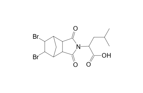 2-(5,6-dibromo-1,3-dioxohexahydro-1H-4,7-methanoisoindol-2(3H)-yl)-4-methylpentanoic acid