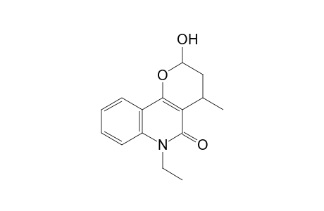 6-Ethyl-2-hydroxy-4-methyl-3,4-dihydro-2H-pyrano[3,2-c]quinolin-5-one