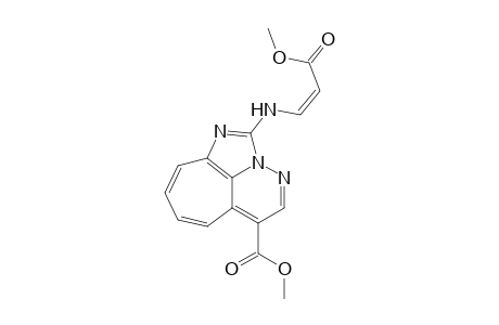 Methyl (Z)-3-(5-methoxycarbonyl-1,2a,3-triazabenz[cd]azulen-2-yl)aminoacrylate