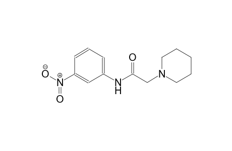 1-piperidineacetamide, N-(3-nitrophenyl)-