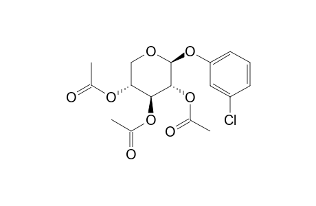 m-CHLOROPHENYL beta-D-XYLOPYRANOSIDE, TRIACETATE
