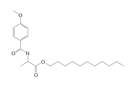 D-Alanine, N-(4-anisoyl)-, undecyl ester