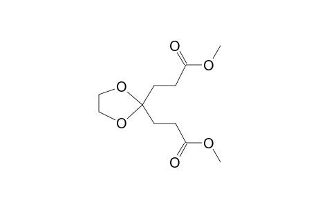 1,3-Dioxolane-2,2-dipropanoic acid, dimethyl ester