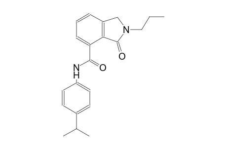 N-(4-isopropylphenyl)-3-oxo-2-propyl-4-isoindolinecarboxamide
