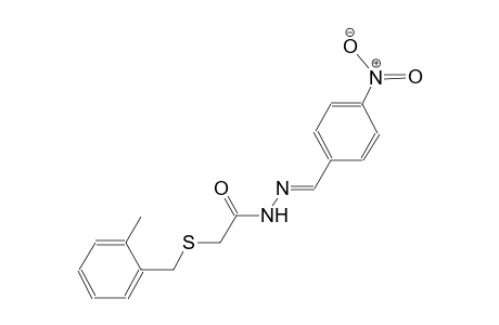 acetic acid, [[(2-methylphenyl)methyl]thio]-, 2-[(E)-(4-nitrophenyl)methylidene]hydrazide