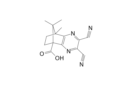 3,6-Diazatricyclo[6.2.1.0(2,7)]undeca-2(7),3,5-triene-1-carboxylic acid, 4,5-dicyano-8,11,11-trimethyl-