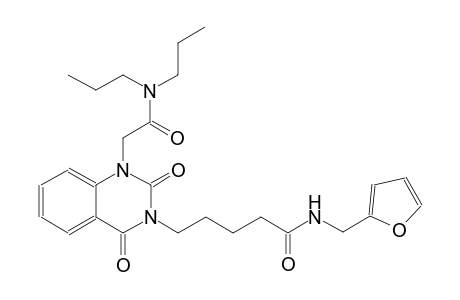 5-(1-[2-(dipropylamino)-2-oxoethyl]-2,4-dioxo-1,4-dihydro-3(2H)-quinazolinyl)-N-(2-furylmethyl)pentanamide