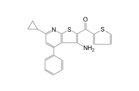(3-amino-6-cyclopropyl-4-phenylthieno[2,3-b]pyridin-2-yl)(2-thienyl)methanone