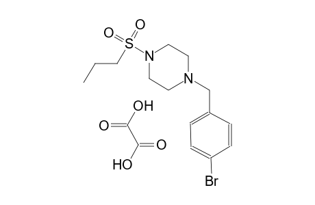 1-(4-bromobenzyl)-4-(propylsulfonyl)piperazine oxalate