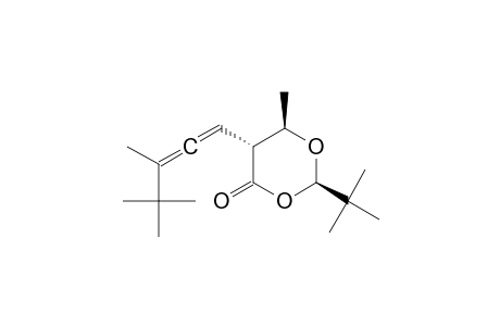(2R,5R,6R)-6-Methyl-2-(1,1-dimethylethyl)-5-(3,4,4-trimethyl-1,2-pentadien-1-yl)-1,3-dioxan-4-one
