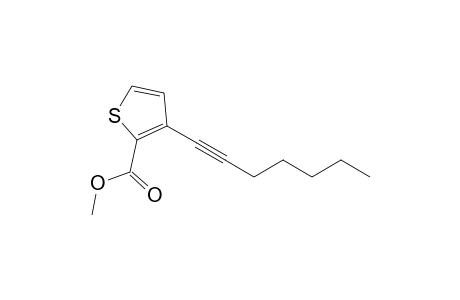 Methyl 3-(hept-1-ynyl)thiophene-2-carboxylate