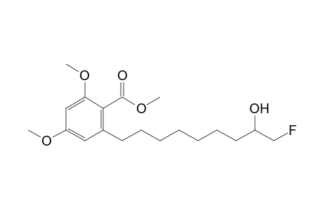 2-(9-fluoro-8-hydroxy-nonyl)-4,6-dimethoxy-benzoic acid methyl ester