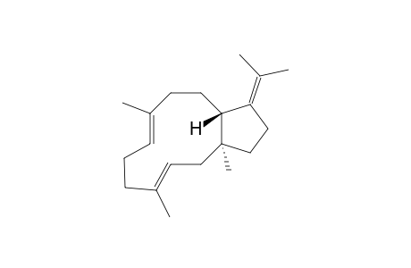 (3aS,5E,9E,12aS)-1-isopropylidene-3a,6,10-trimethyl-2,3,4,7,8,11,12,12a-octahydrocyclopentacycloundecene