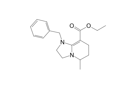Ethyl 1-benzyl-5-methyl-1,2,3,5,6,7-hexahydroimidazolo[1,2-a]pyridine-8-carbooxylate