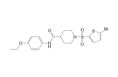 1-[(5-bromo-2-thienyl)sulfonyl]-N-(4-ethoxyphenyl)-4-piperidinecarboxamide