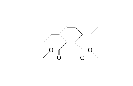 1a,2a-Bis(methoxycarbonyl)-3a-propyl-6(E)-ethylidene-4-cyclohexene