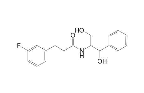 Benzenepropanamide, 3-fluoro-N-[2-hydroxy-1-(hydroxymethyl)-2-phenylethyl]-