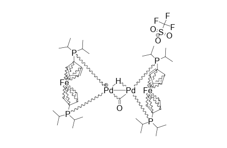 [PD2(MIU-H)-(MIU-CO)-[(DIPPF)]2]-[CF3SO3]