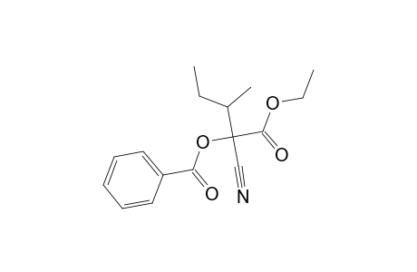 Valeric acid, 2-cyano-2-hydroxy-3-methyl-, ethyl ester, benzoate (ester)